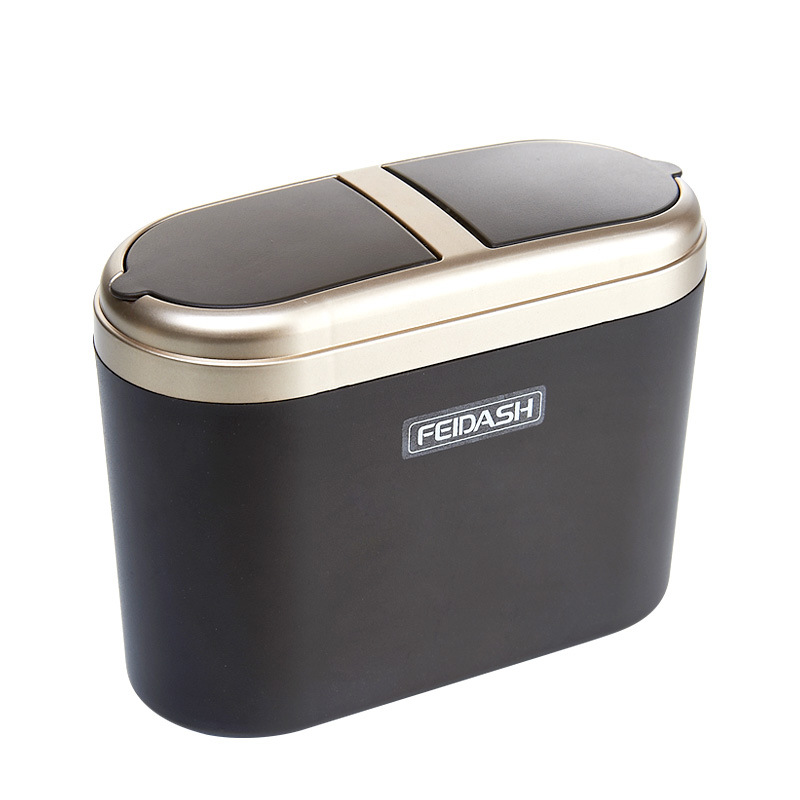 Waterproof Car Trash Can With Lid - Taşınabilir Plastik Araba Saklama Kutusu Araba