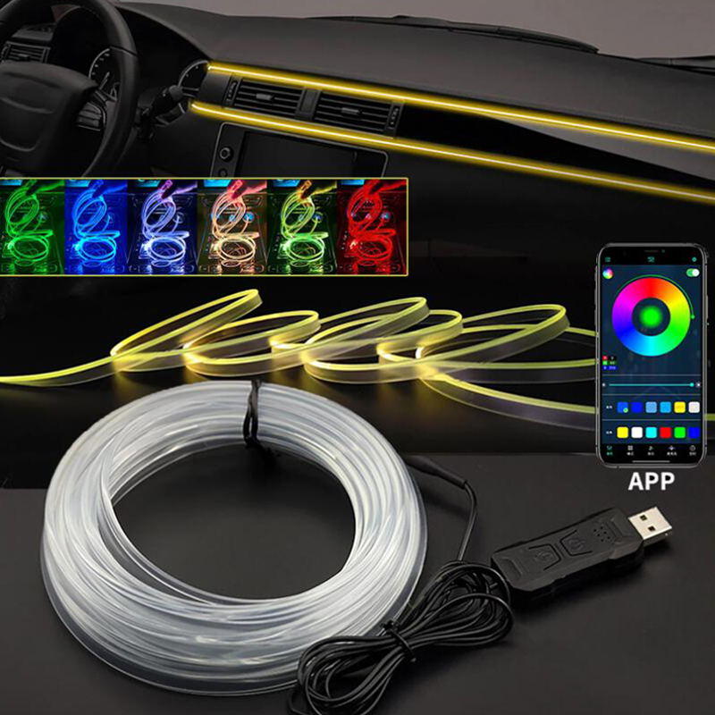 Led Ambient Interior Car Lights App Control - Araba İç atmosfer ışığı Ortam LED