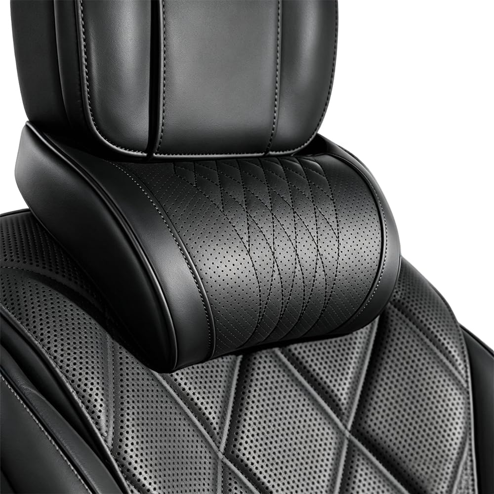 Memory Foam Car Neck Pillow Lumbar Support - Evrensel Araba Koltuk Başlığı ve Bel