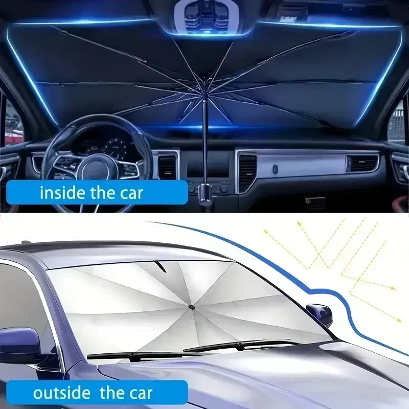 Araba Güneşliği Ön Cam Şemsiye - Car Sunshade Windshield Umbrella Foldable incelemesi ve fiyatı