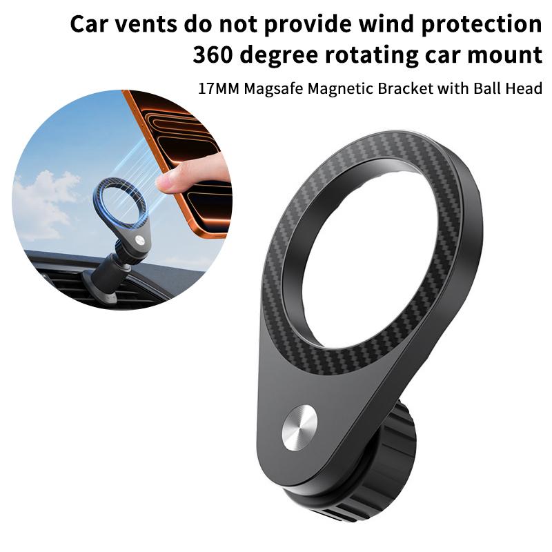 Yeni 1 Adet Karbon Fiber Manye - Magnetic Phone Holder For Car Vent incelemesi ve fiyatı