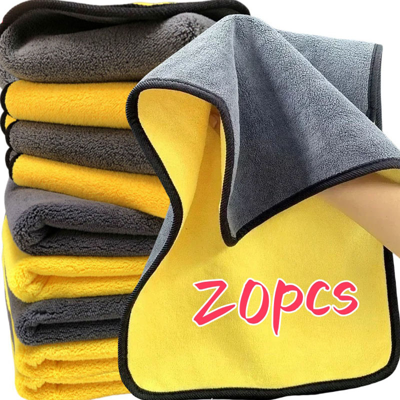 1/20 adet kalınlaşmak mikrofib - Microfiber Car Drying Towel Super Absorbent incelemesi ve fiyatı