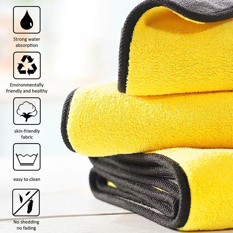 1/20 adet kalınlaşmak mikrofib - Microfiber Car Drying Towel Super Absorbent incelemesi ve fiyatı