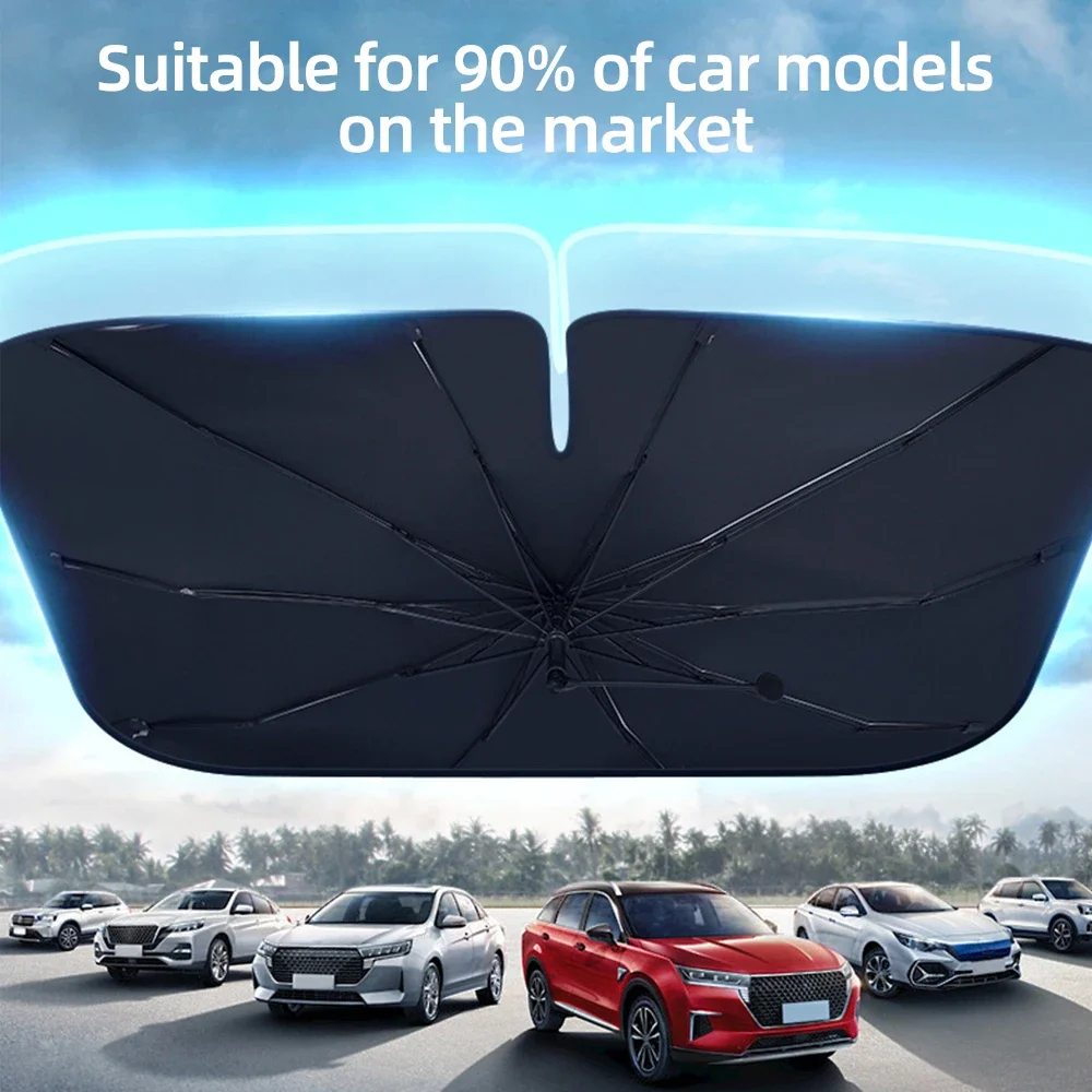 Araba Güneşliği Şemsiye Ön Cam - Car Sunshade Windshield Umbrella Foldable incelemesi ve fiyatı