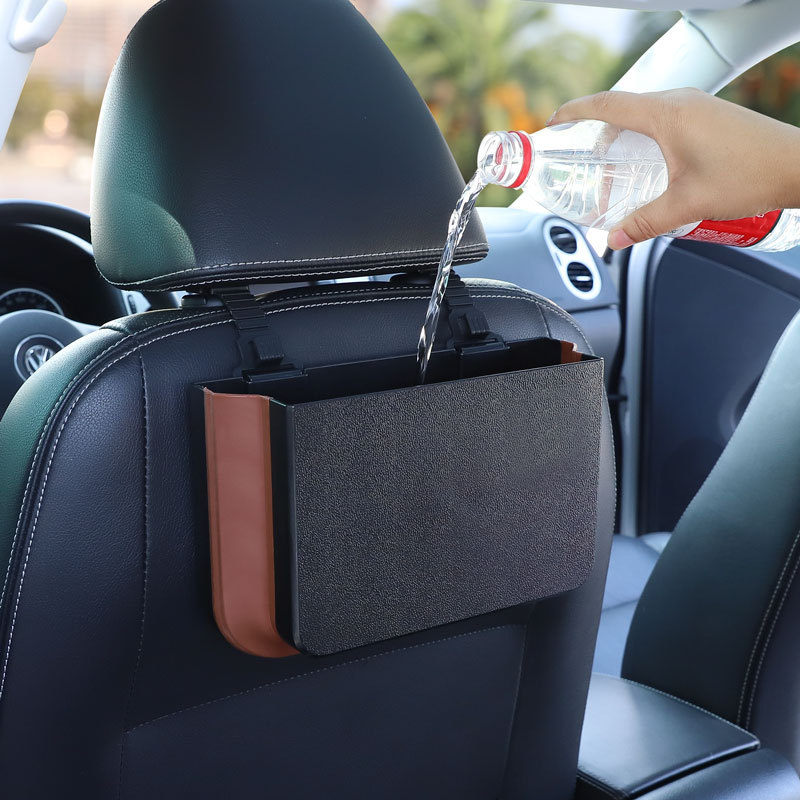 Araba çöp kutusu asılı katlanı - Waterproof Car Trash Can With Lid incelemesi ve fiyatı
